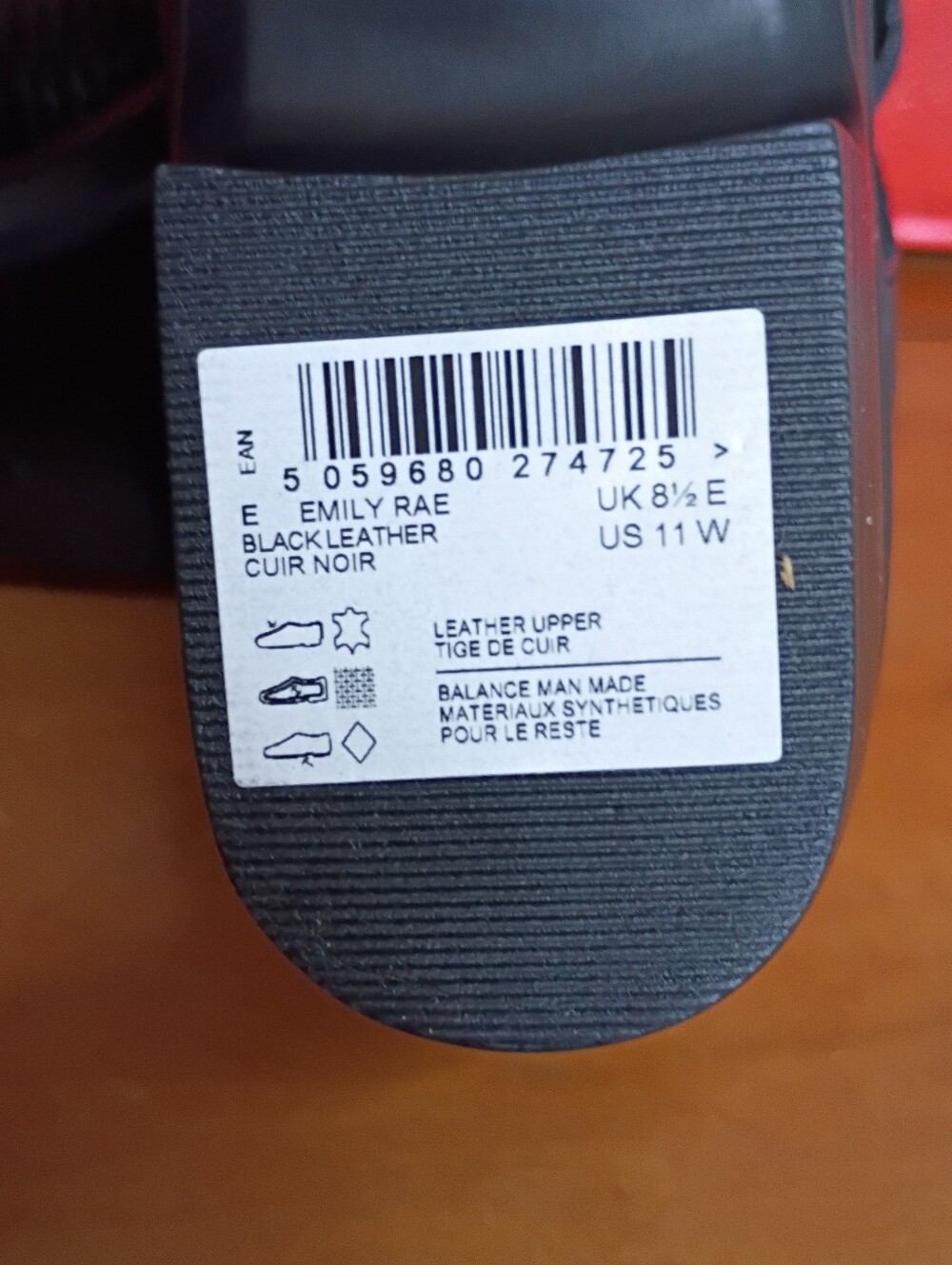 Clarks Leather Emily Rae Women's Pump US 11W - Picture 6 of 8